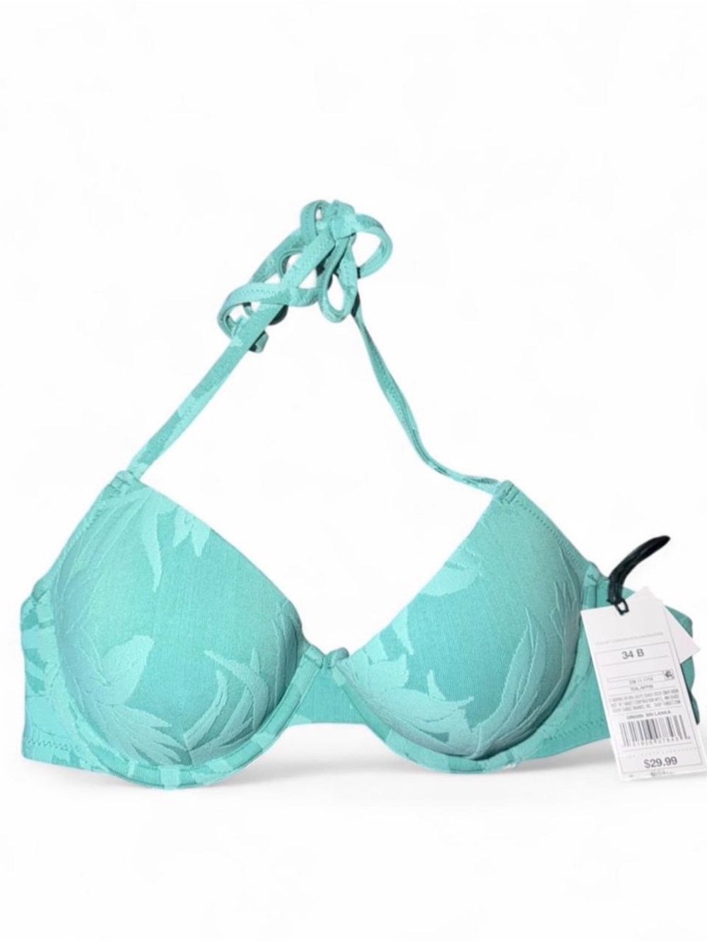 Target Seafoam Green Halter Push-Up Bra - Women Intimates